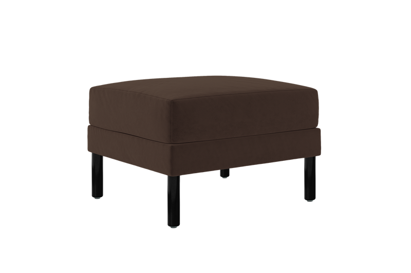 The Essential Ottoman in Recycled Velvet