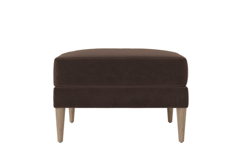 The Essential Ottoman in Recycled Velvet
