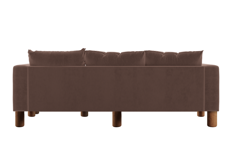 The Essential Sectional in Recycled Velvet
