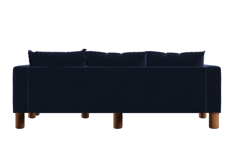 The Essential Sectional in Recycled Velvet