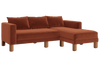 The Essential Sectional in Recycled Velvet