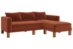The Essential Sectional in Recycled Velvet