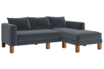 The Essential Sectional in Recycled Velvet