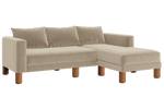 The Essential Sectional in Recycled Velvet