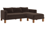 The Essential Sectional in Recycled Velvet