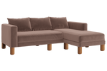 The Essential Sectional in Recycled Velvet