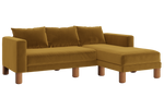 The Essential Sectional in Recycled Velvet