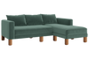 The Essential Sectional in Recycled Velvet