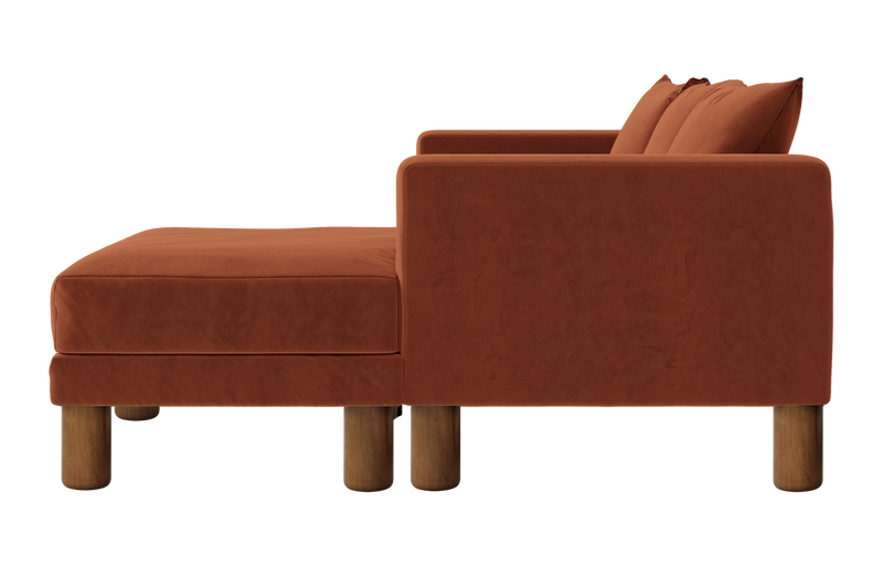 The Essential Sectional in Recycled Velvet