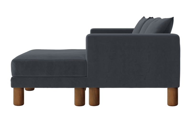 The Essential Sectional in Recycled Velvet