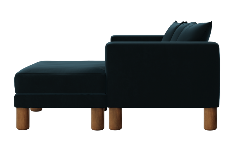 The Essential Sectional in Recycled Velvet