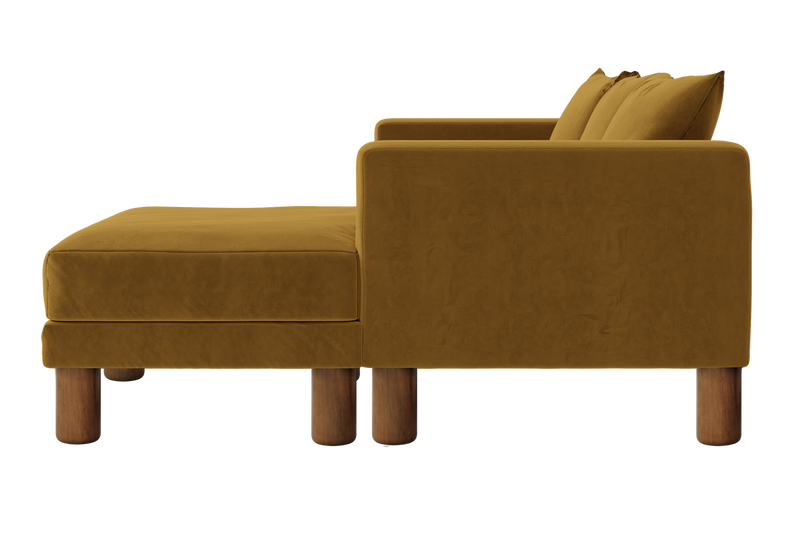 The Essential Sectional in Recycled Velvet