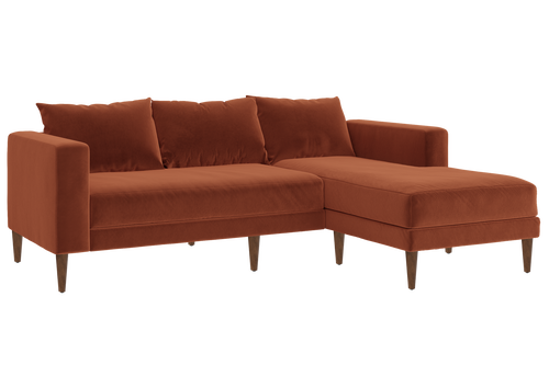 The Essential Sectional in Recycled Velvet
