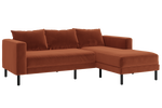 The Essential Sectional in Recycled Velvet