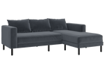 The Essential Sectional in Recycled Velvet