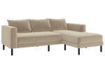 The Essential Sectional in Recycled Velvet