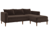 The Essential Sectional in Recycled Velvet