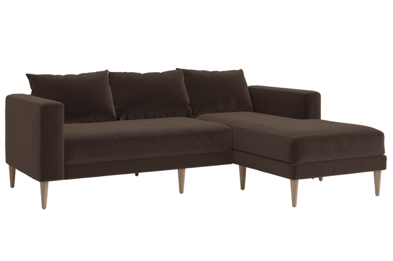 The Essential Sectional in Recycled Velvet