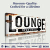 Open Daily Lounge Rustic Sign