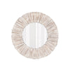 Lovecup Whitewash Wood Slat Round Mirror L237
