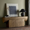 Elbert Rustic Oak Veneer Console Table | ready to ship!