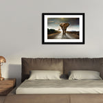 Walking Lone Elephant Wall Art