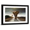 Walking Lone Elephant Wall Art
