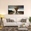 Walking Lone Elephant Wall Art