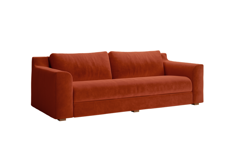 The Elevate 86" Sofa in Recycled Velvet