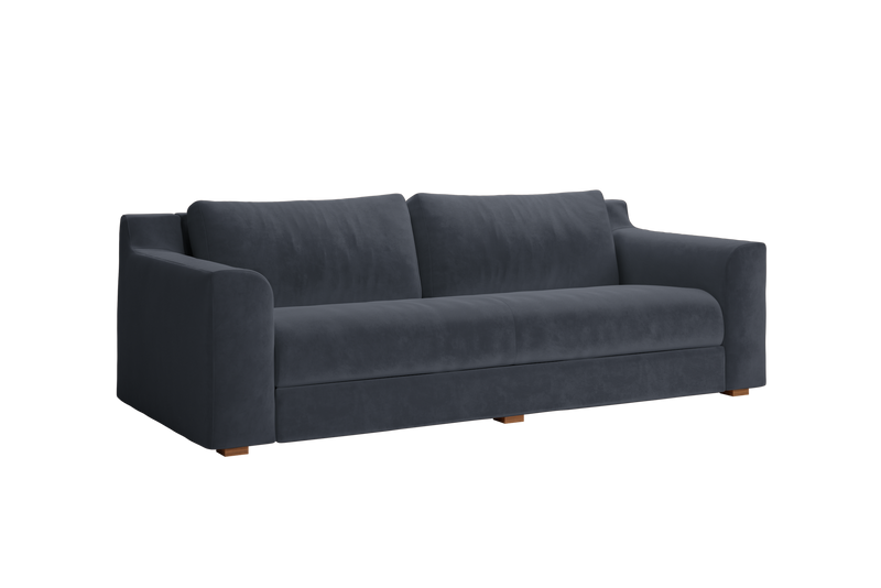 The Elevate 86" Sofa in Recycled Velvet