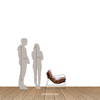 Emmett Umber Natural Sling Chair | ready to ship!