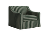 The Evergreen Chair in a Striped Hemp Blend