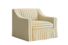 The Evergreen Chair in a Striped Hemp Blend