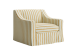 The Evergreen Chair in a Striped Hemp Blend