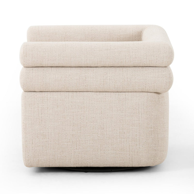 Evie Hampton Cream Swivel Chair | ready to ship!