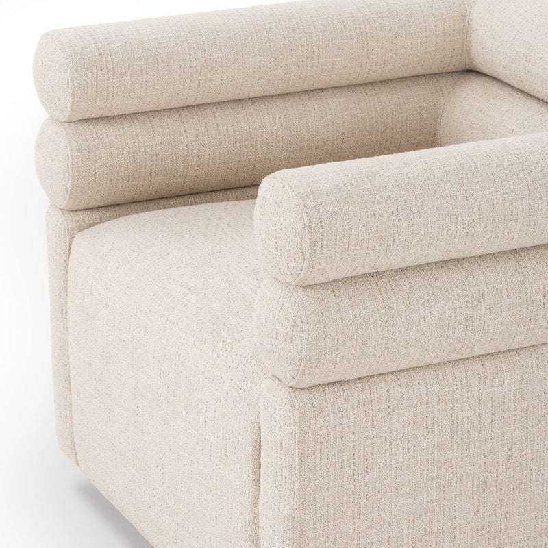 Evie Hampton Cream Swivel Chair | ready to ship!