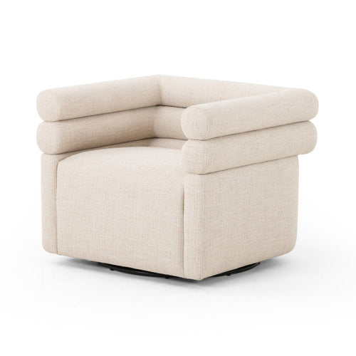 Evie Hampton Cream Swivel Chair | ready to ship!