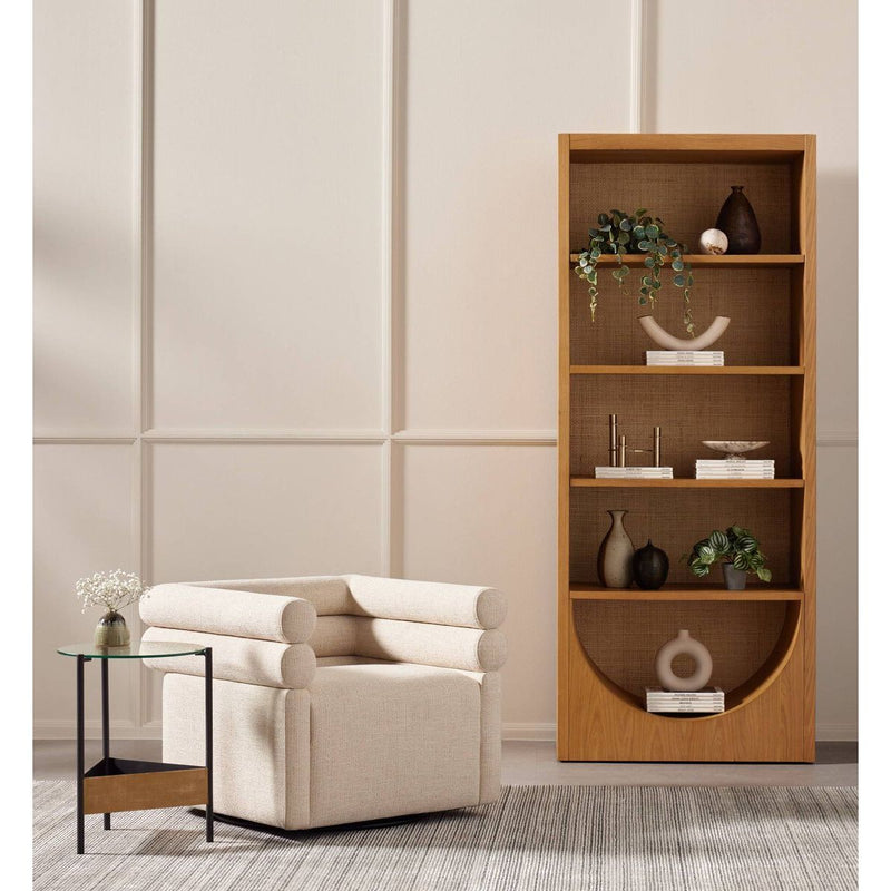 Evie Hampton Cream Swivel Chair | ready to ship!