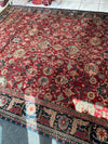 Karastan Samovar Teawash Wool Rug – 8’8” x 12’ – Vintage Elegance, Excellent Condition