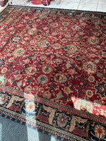 Karastan Samovar Teawash Wool Rug – 8’8” x 12’ – Vintage Elegance, Excellent Condition