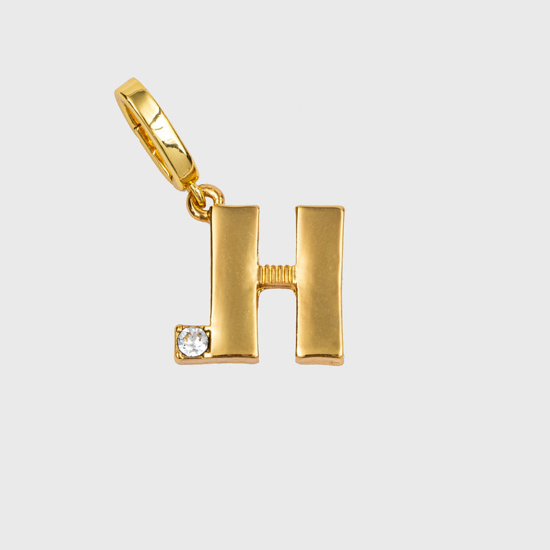 Monogram charm, H