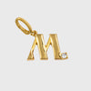 Monogram charm, M