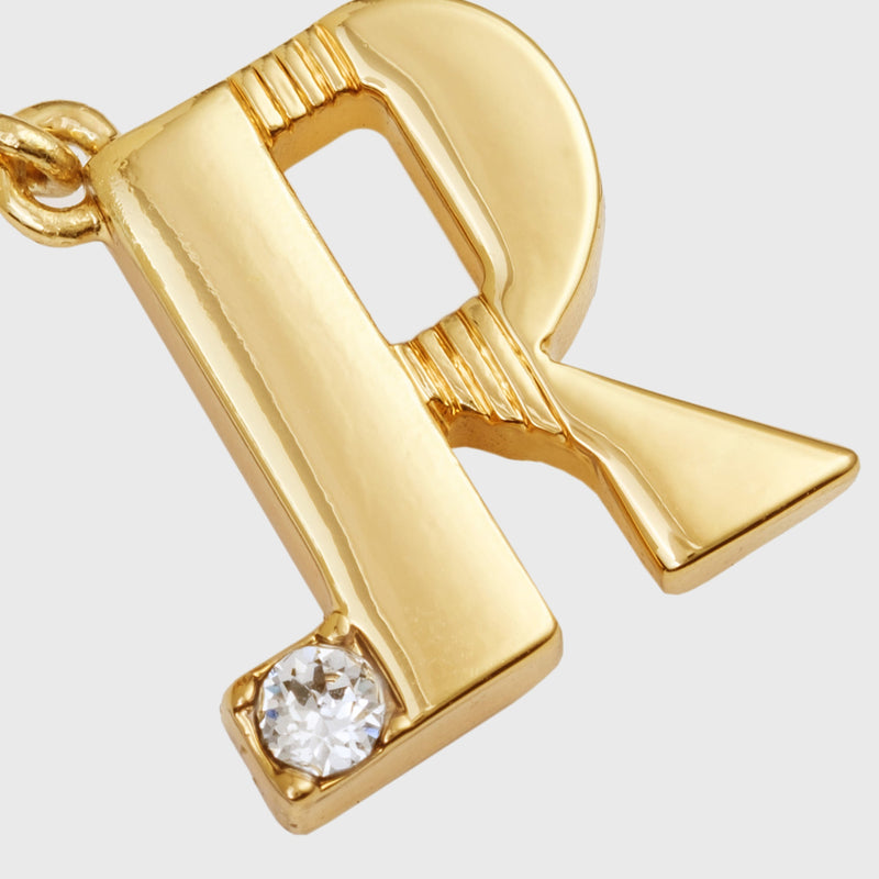 Monogram charm, R