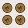 Palm tree coasters