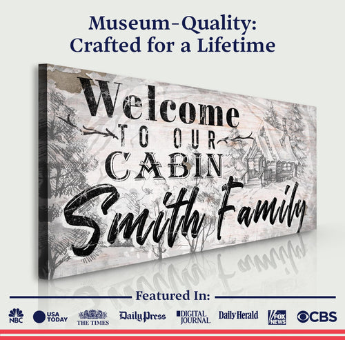 Our Cabin Sign