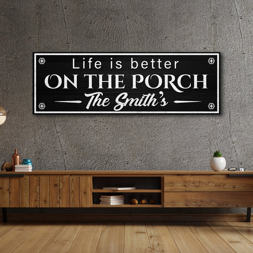Family Porch Sign