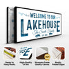 Welcome To Our Lakehouse Sign III