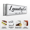 Laundry Co Wash Dry Fold Sign
