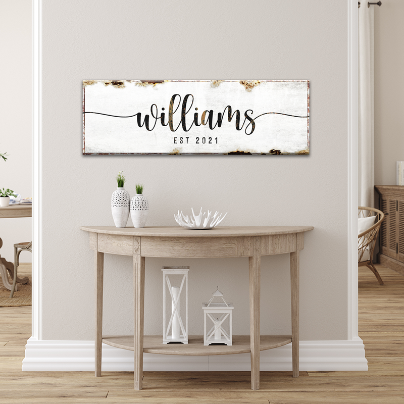 Family Sign X