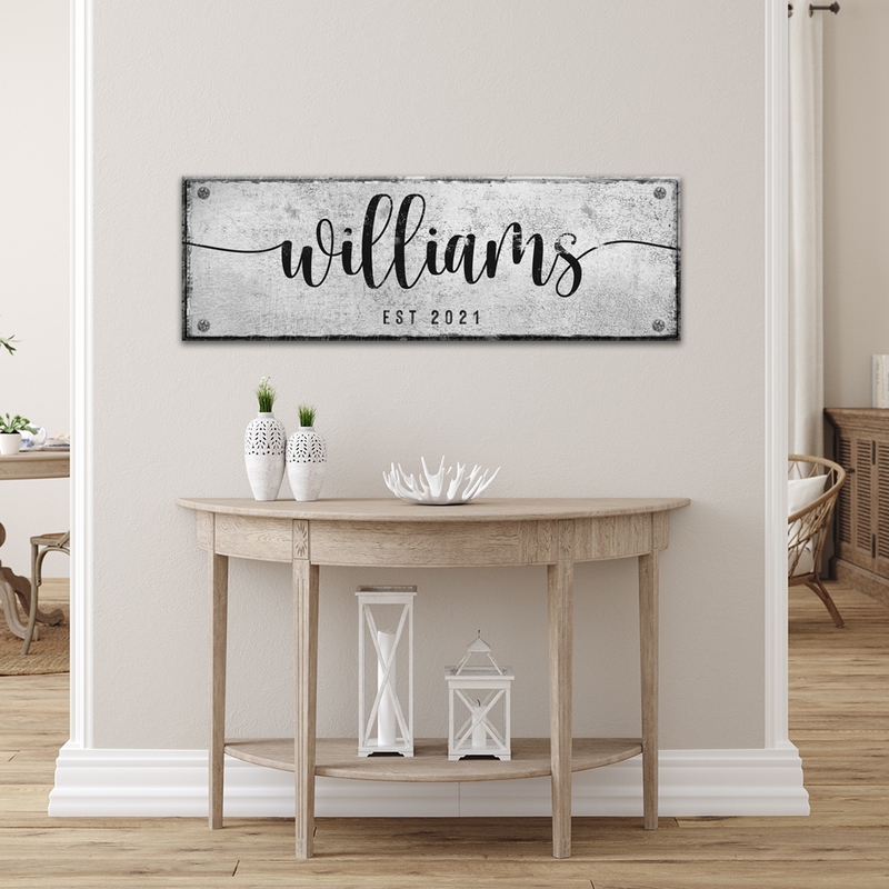 Family Sign X
